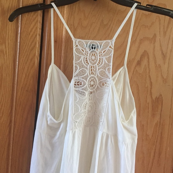 American eagle ruffle lace racerback tank - Picture 2 of 2