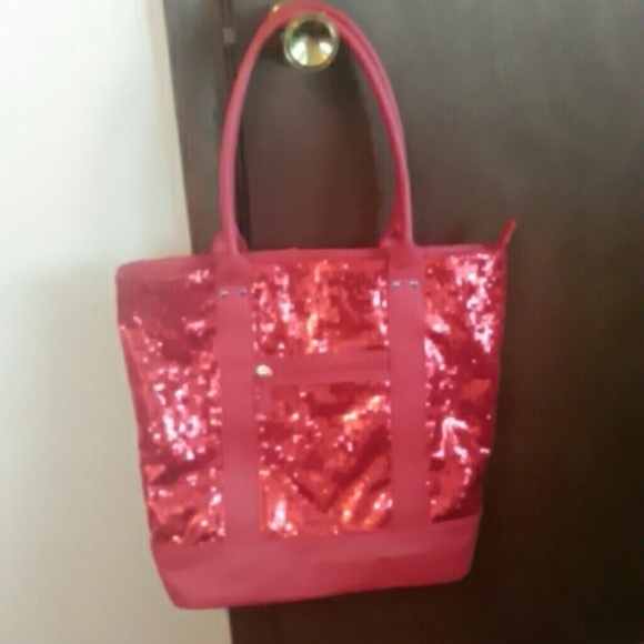 Sequin red bag