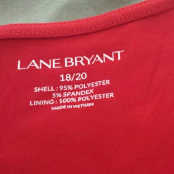 Bright red blouse from Lane Bryant. - Picture 3 of 4