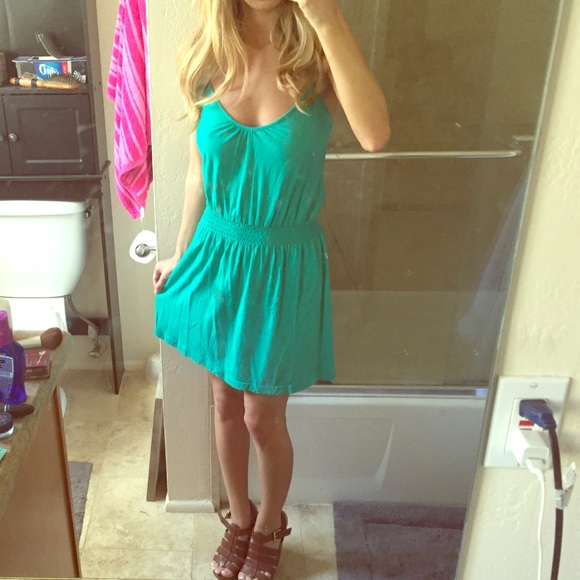 Teal dress