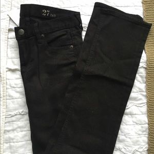 J Crew black Matchstick denim