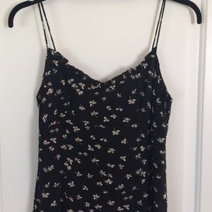Black floral Ann Taylor sundress.