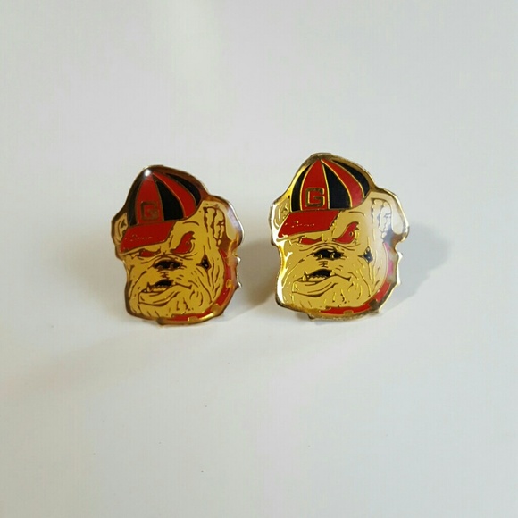 Vintage UGA Mascot Earrings