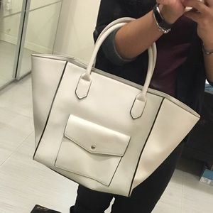 Forever 21 bag, cream colored