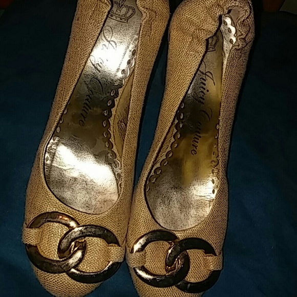 Heels Juicy Couture gold