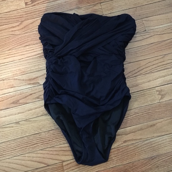 Tulle bandeau swimsuit