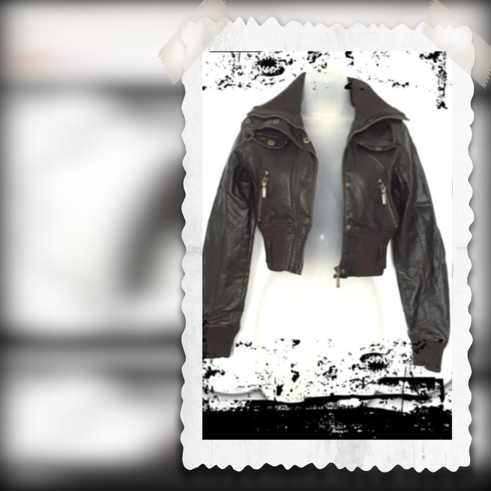 Crop Moto Jacket