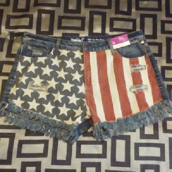 Mossimo Brand Shorts American Flag