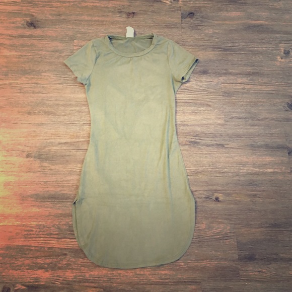 Windsor Green Suede Dress🌴✖️👑