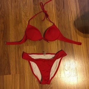 Red bikini
