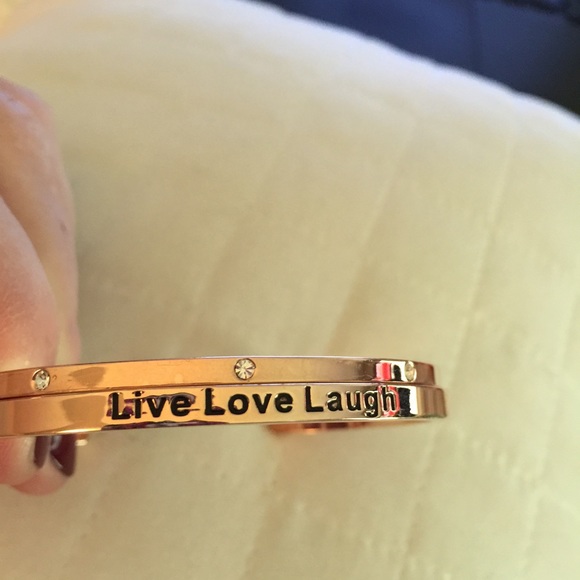 Costume Rose Gold open bangle set