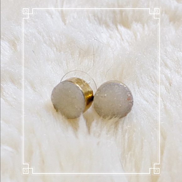 Druzy Stud Earrings