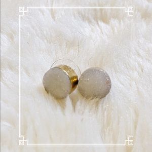 Druzy Stud Earrings