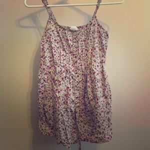 Floral tank top