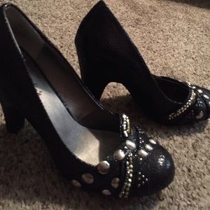 👠 👠Candies black bling heels 👠👠