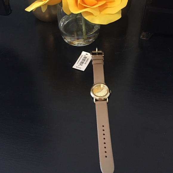 Marc Jacobs taupe and gold watch