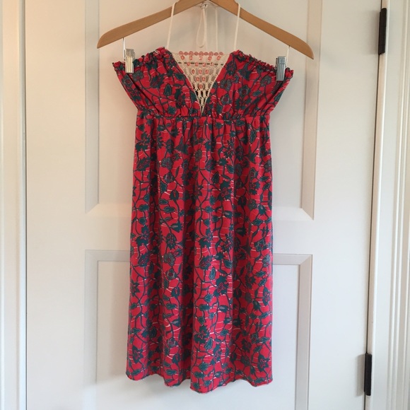 Free People Beaded Crochet Dress. Size S