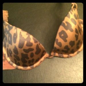 Aerie leopard print bra 32a