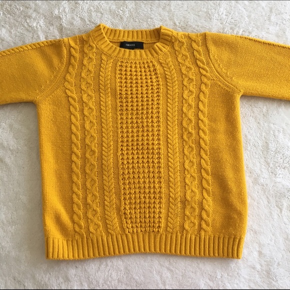 Forever 21 cable knit sweater