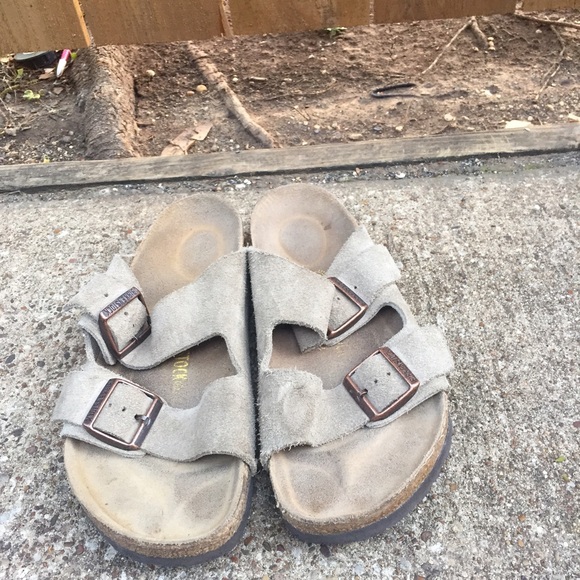 Tan Birkenstocks