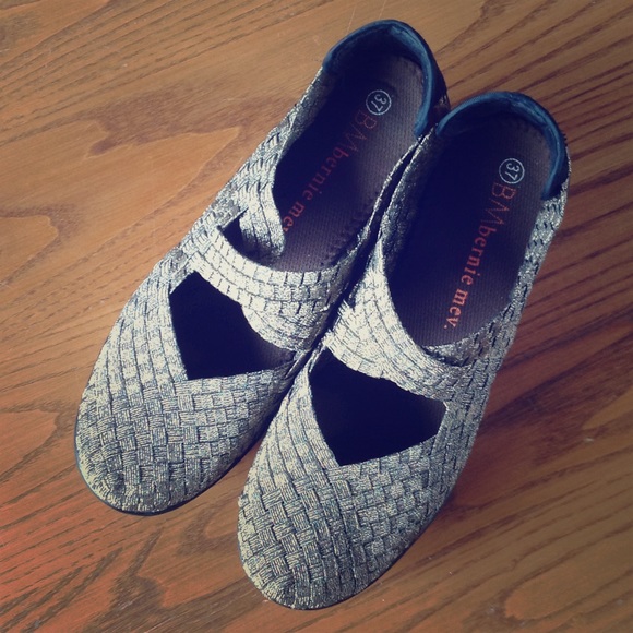 Bernie Mev Drake Woven Wedge Slip-On