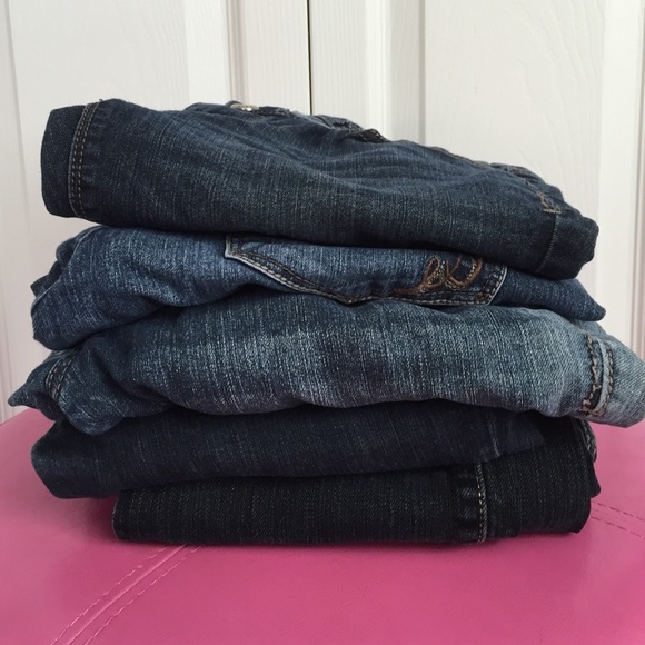 Lot \\ 5 pairs of gently worn 4S Express Jeans
