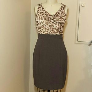 Leopard Print Brown Dress New York and Company