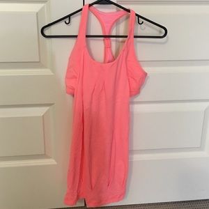 Lululemon built in bra work out top