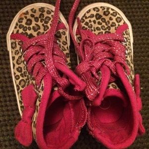 Genuine Kids leopard print high tops
