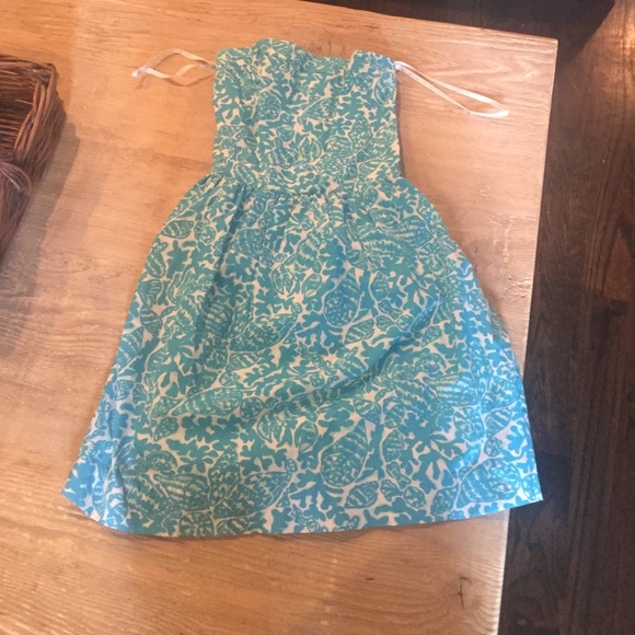 Strapless lily Pulitzer dress EXTRA SMALL