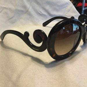 Prada round Baroque sunglasses