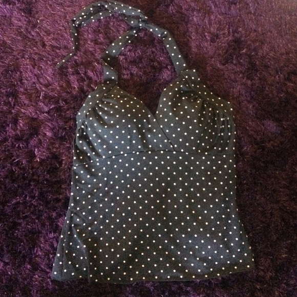 Polka dot halter
