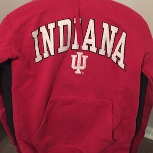 IU hooded sweatshirt
