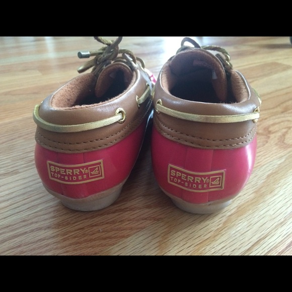 Sperry Top-Sider Duck Booties Hot Pink