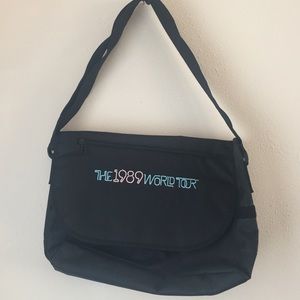 A Taylor Swift 1989 world tour messenger bag!