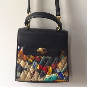 Nicole Miller cross body black purse