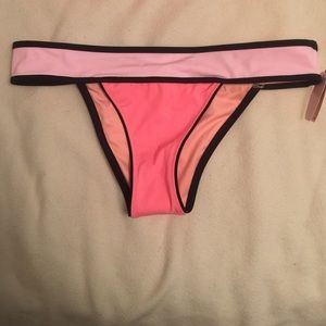 BNWT pink&coral Victoria's Secret bikini bottoms!
