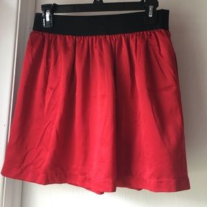 Red skirt