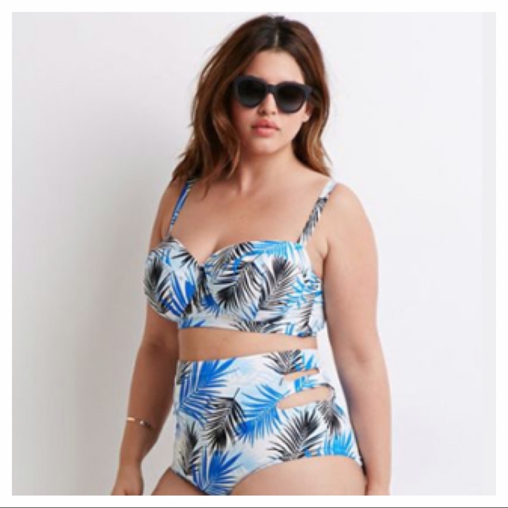 Forever 21 Plus Size Swim Suit Bottom NWT Sold Out