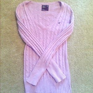 Light Purple, American Eagle Outfitters Sweater