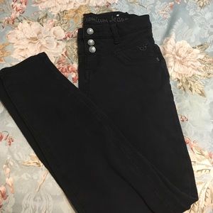 Girls high waist justice skinny jeans
