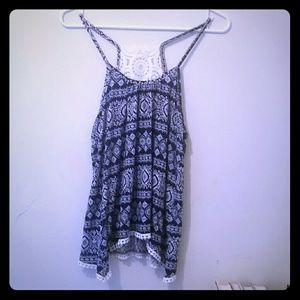 Super cute boho tank top