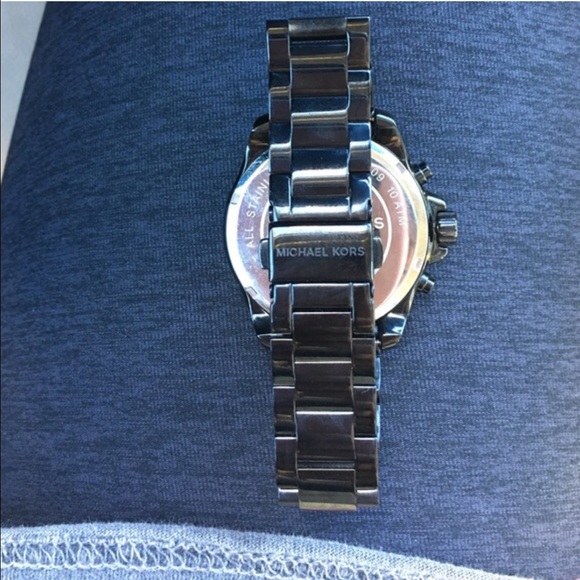 Michael Kors black and rose gold watch main image 4