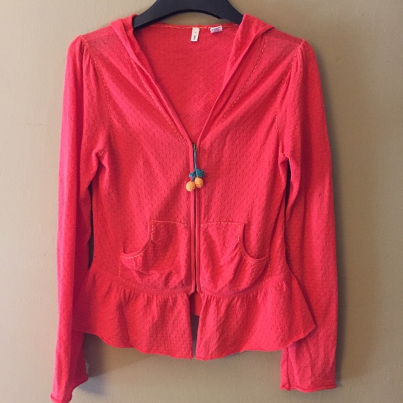 Summer hoodie jacket by Moth for Anthropologie - Picture 1 of 4