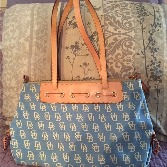 Blue Dooney and Bourke tote handbag - Picture 3 of 4