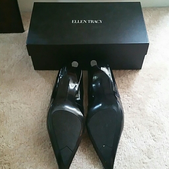 Black Patent heels worn 3 times