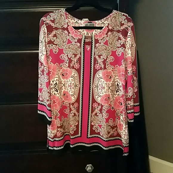 Macys Multi colored blouse
