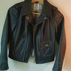 MiH Leather biker jacket XS