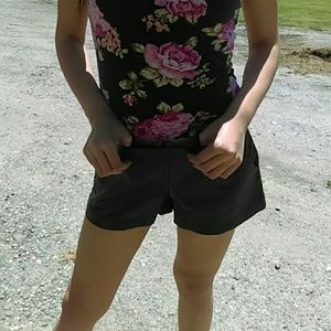 Leather forever 21 shorts
