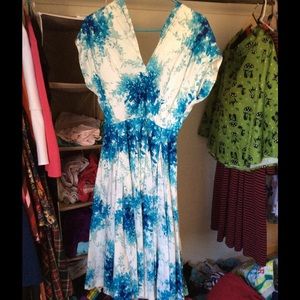 Anthroplogie Flared Anabelle dress by Maple